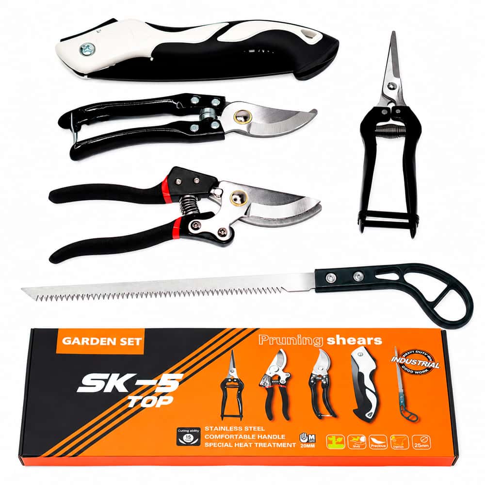 Набір садових інструментів Garden Set SK-5 з 5 предметів, сталь SK5