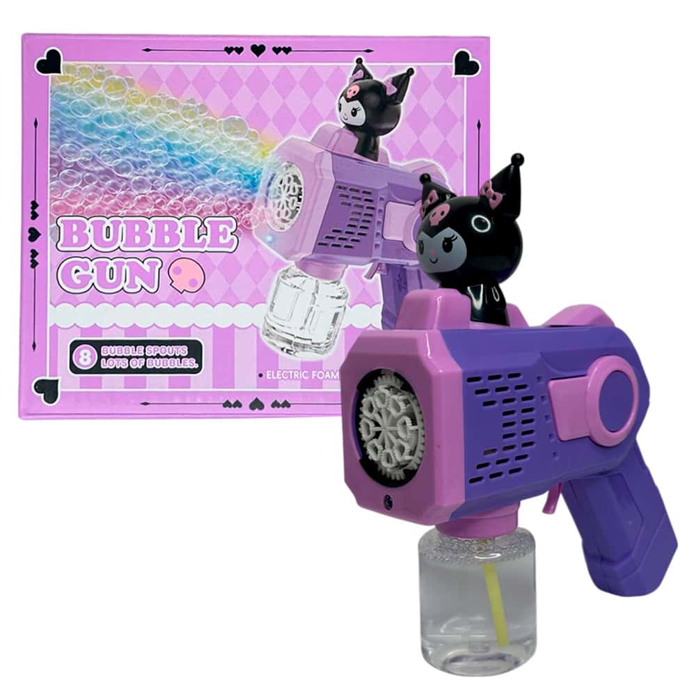 Пістолет для мильних бульбашок Bubble Gun з іграшкою
