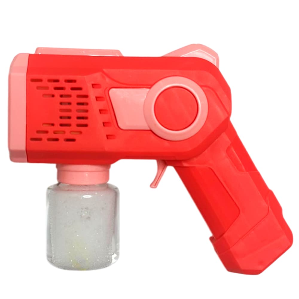 Пістолет для мильних бульбашок Bubble Gun, червоний (2)