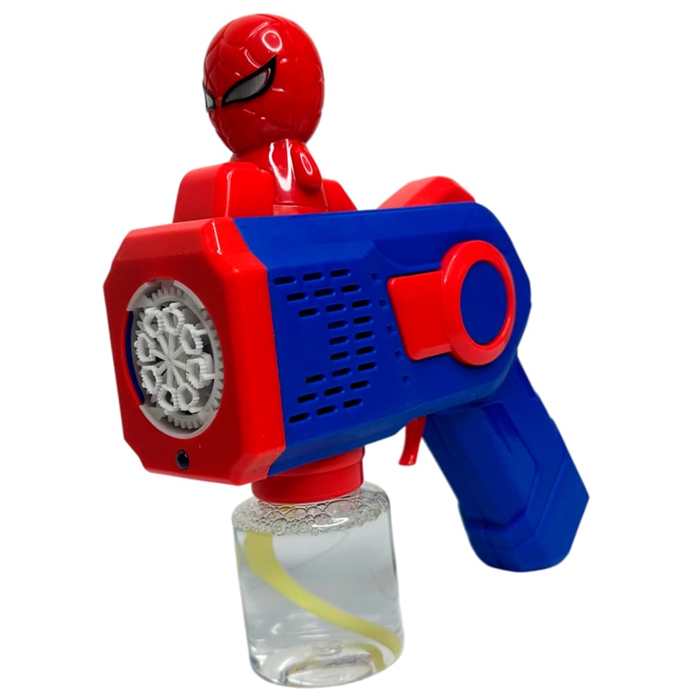 Пістолет для мильних бульбашок Bubble Gun з фігуркою супергероя (2)