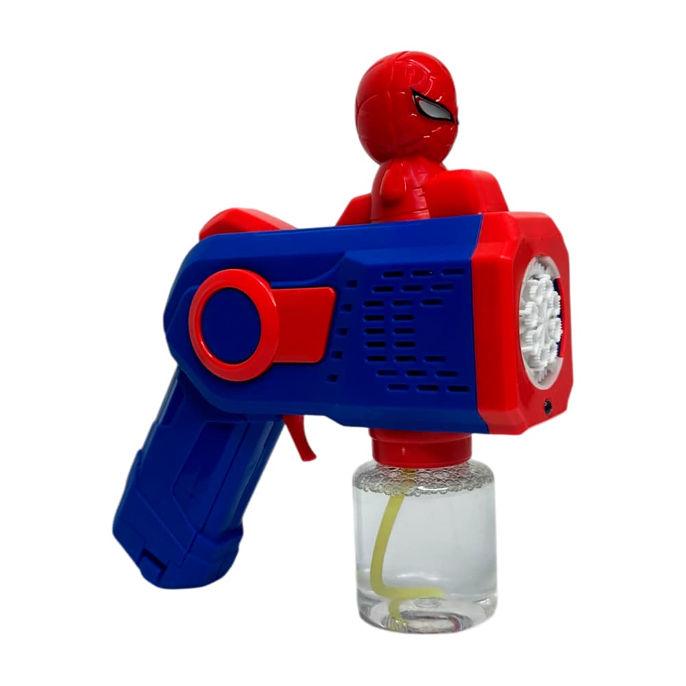 Пістолет для мильних бульбашок Bubble Gun з фігуркою супергероя (3)