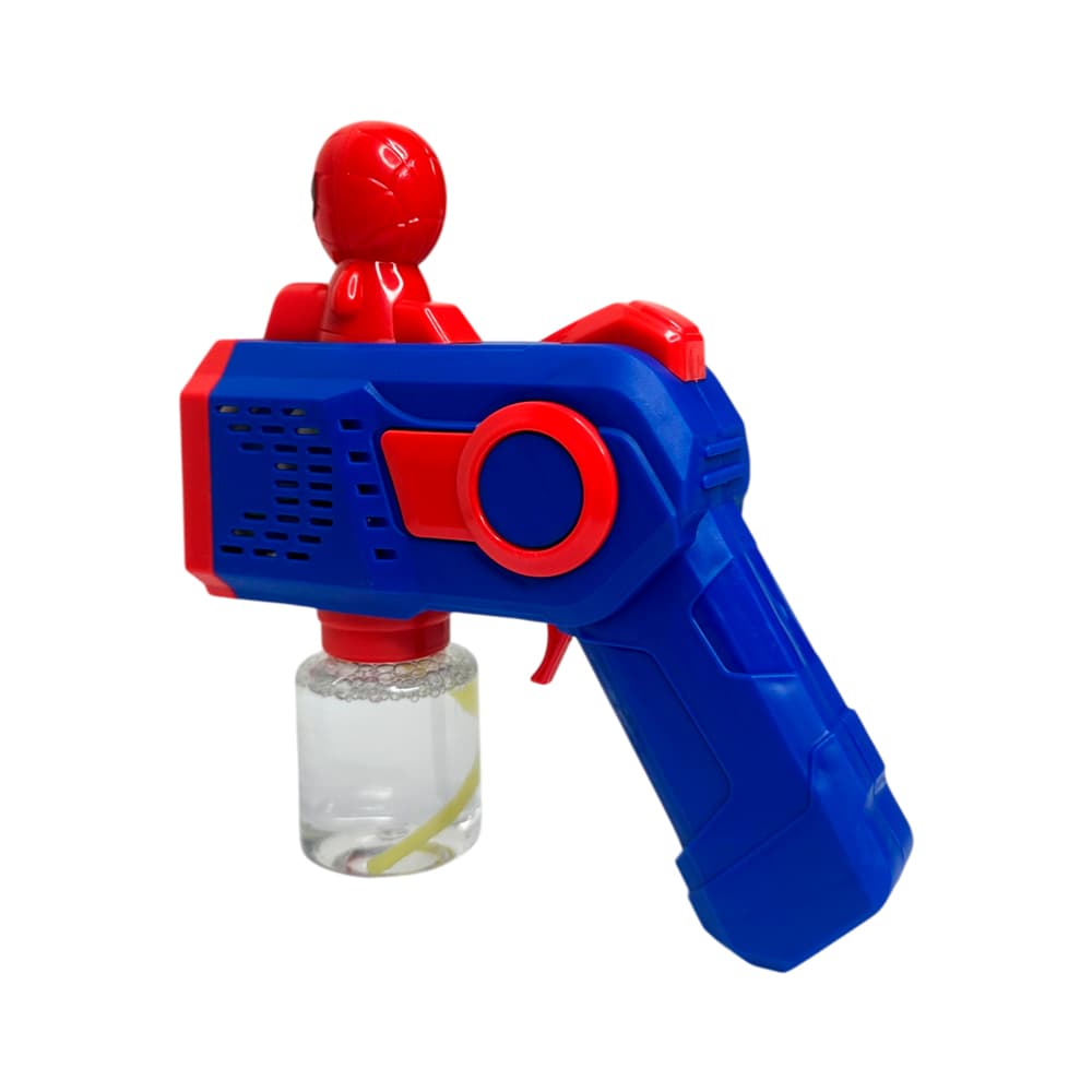 Пістолет для мильних бульбашок Bubble Gun з фігуркою супергероя (4)