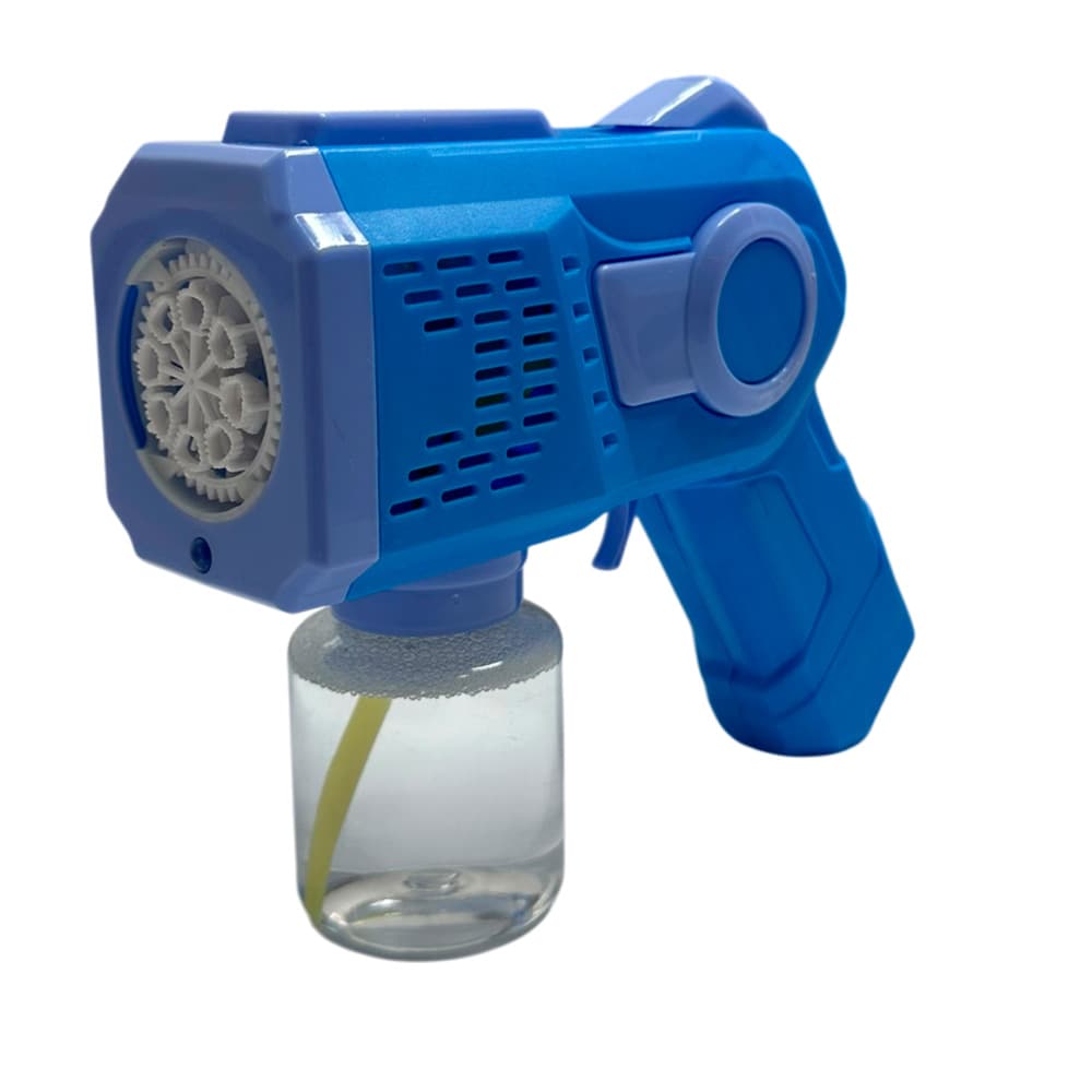 Пістолет для мильних бульбашок Bubble Gun, синій (4)