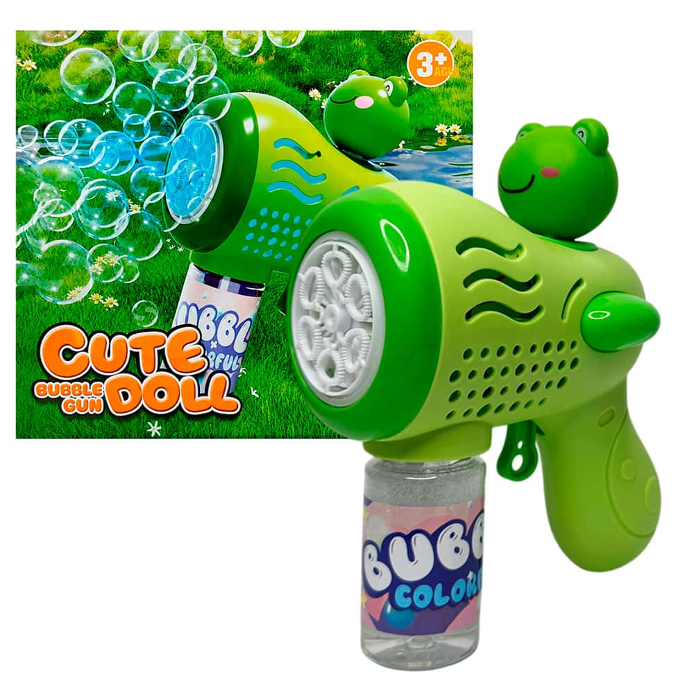 Пістолет для мильних бульбашок Bubble Gun жаба